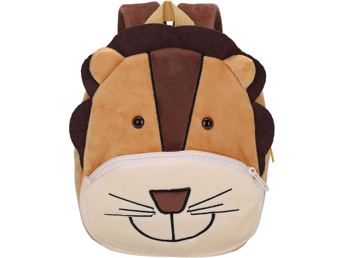Mochila Infantil Ligera Con Diseño De León - Bolsa Escolar Para Niños