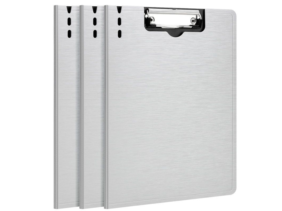 2026-linjou 3 Pack Portafolios Plegables A4, Agarre Resistente Y Gancho, Material Pp Espuma, Gris