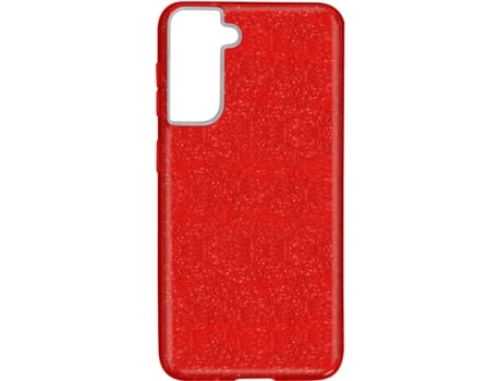 Carcasa Samsung Galaxy S21 Plus AVIZAR Semi rígida Rojo