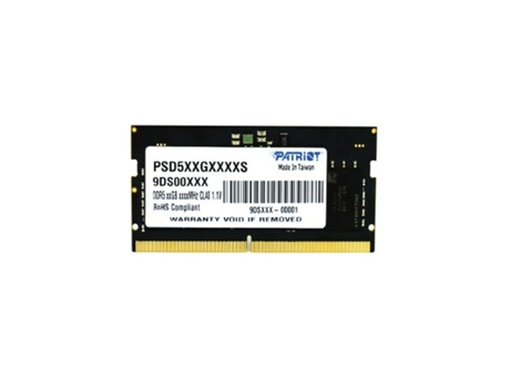 Memória Ram Memória PATRIOT Psd516G480081S Ddr5 16 Gb Cl40