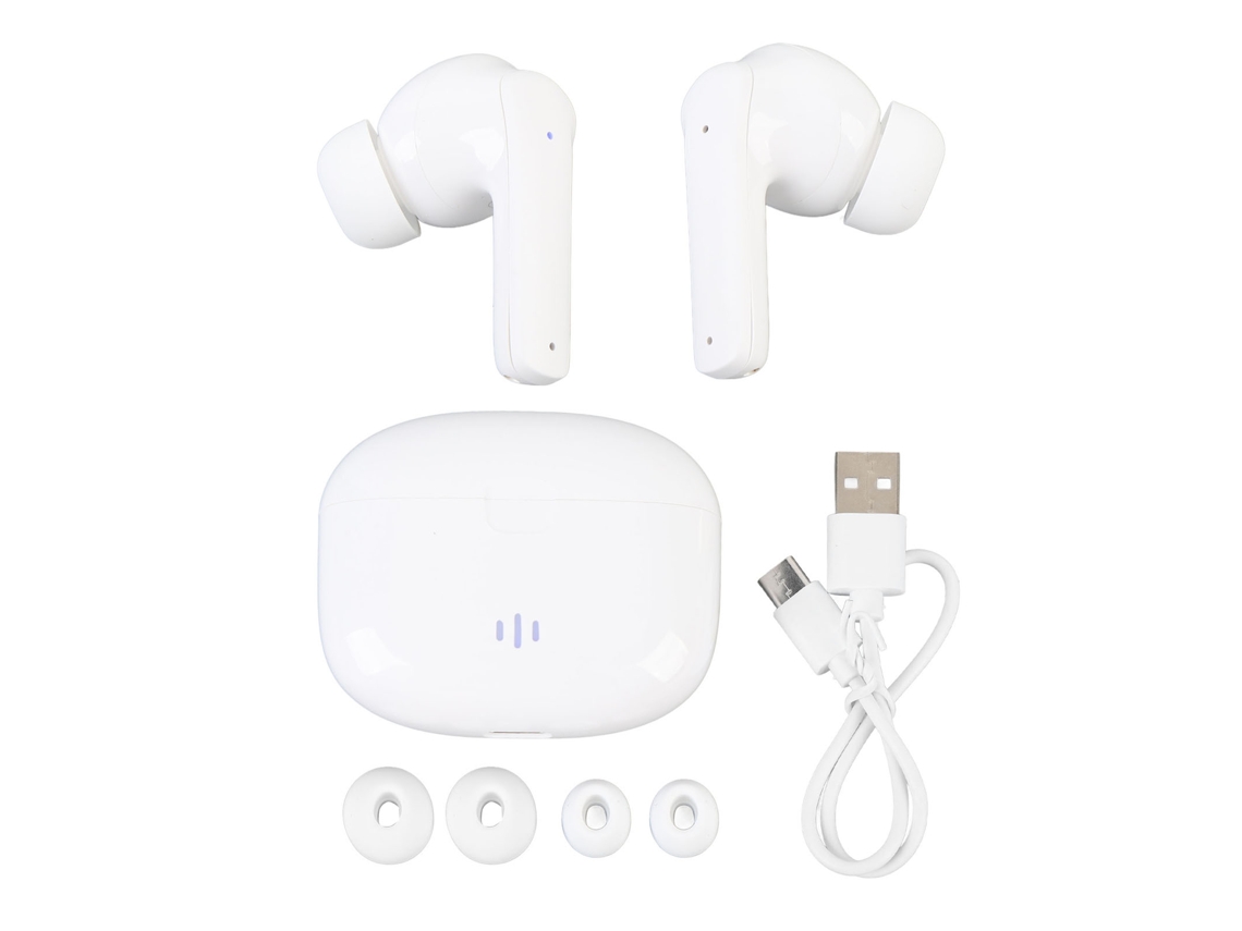 Fones De Ouvido Tradutor De Idiomas Suporta 144 Línguas Tradução Em Tempo Real Bluetooth 5.4 Branco
