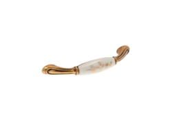 Tirador Para Muebles De Zamac Y Porcelana Distancia Entre Centros 96mm Orvale Lote De 6