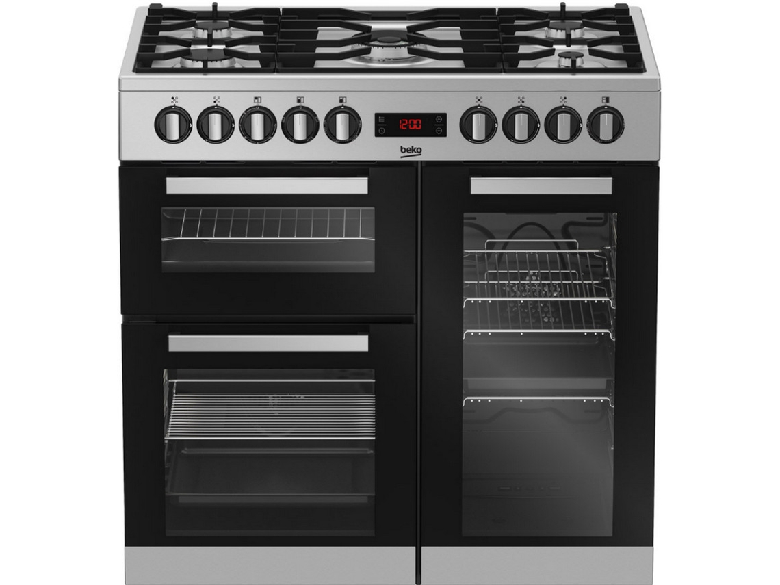 Cocina BEKO PS235315DX (139 L - Eléctrico y Gas - Inox)