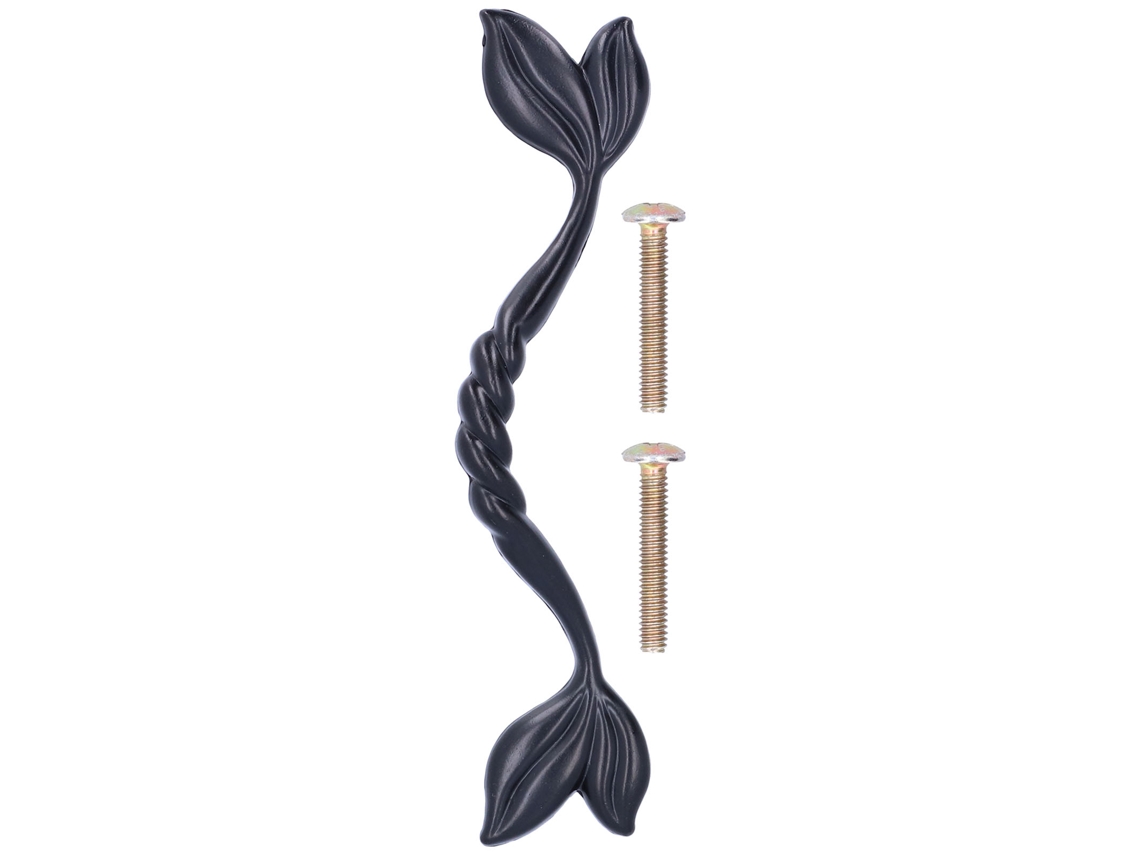 Tirador De Armario De Aleación De Zinc Negro, Tirador Innovador Para Muebles, Puertas, Cajones Y Hogar.