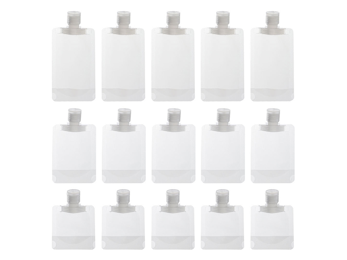 Bolsas De Maquillaje Líquidas Portátiles, Diseño Profesional, Ahorradoras De Espacio, Transparentes, Amplias Aplicaciones, A Prueba De Fugas, Ideales