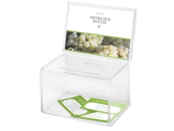 Caja Promocional DEFLECTO Hecha en Acrílico Transparente