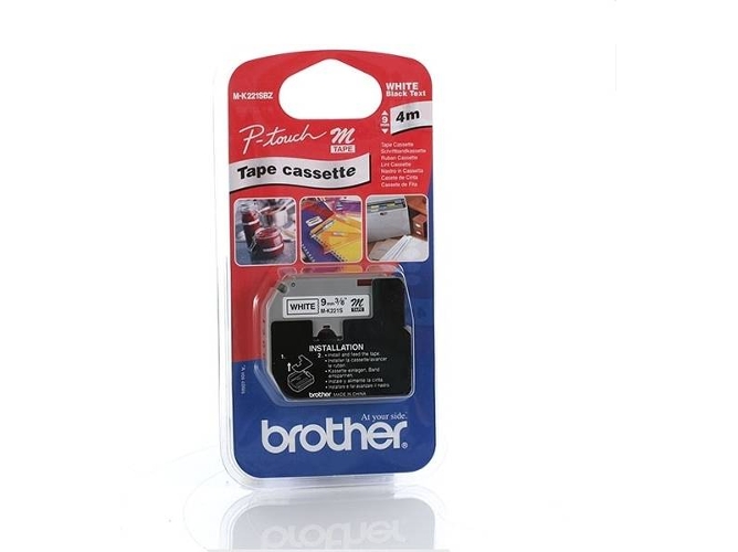 Cinta Laminada BROTHER MK221SBZ Labelling Tape (9mm)