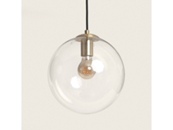LEDKIA Lámpara Colgante Metal y Cristal Moonlight Clear Transparente