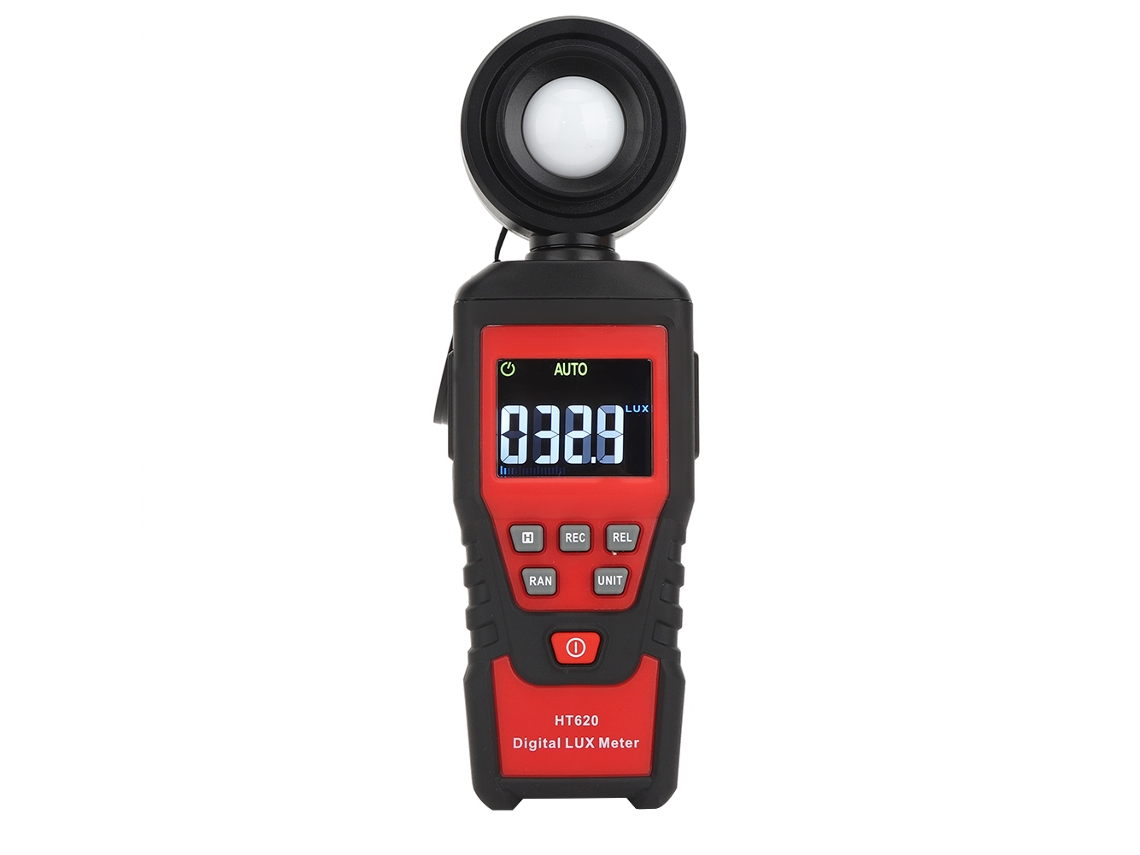 Medidor De Luz Portátil Ht620, Luxómetro Digital, Iluminador De Alta Precisión Con Sonda Giratoria De 180°.