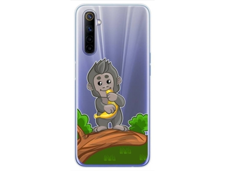 Carcasa Realme 6 TUMUNDOSMARTPHONE Dibujos Transparente Multicolor