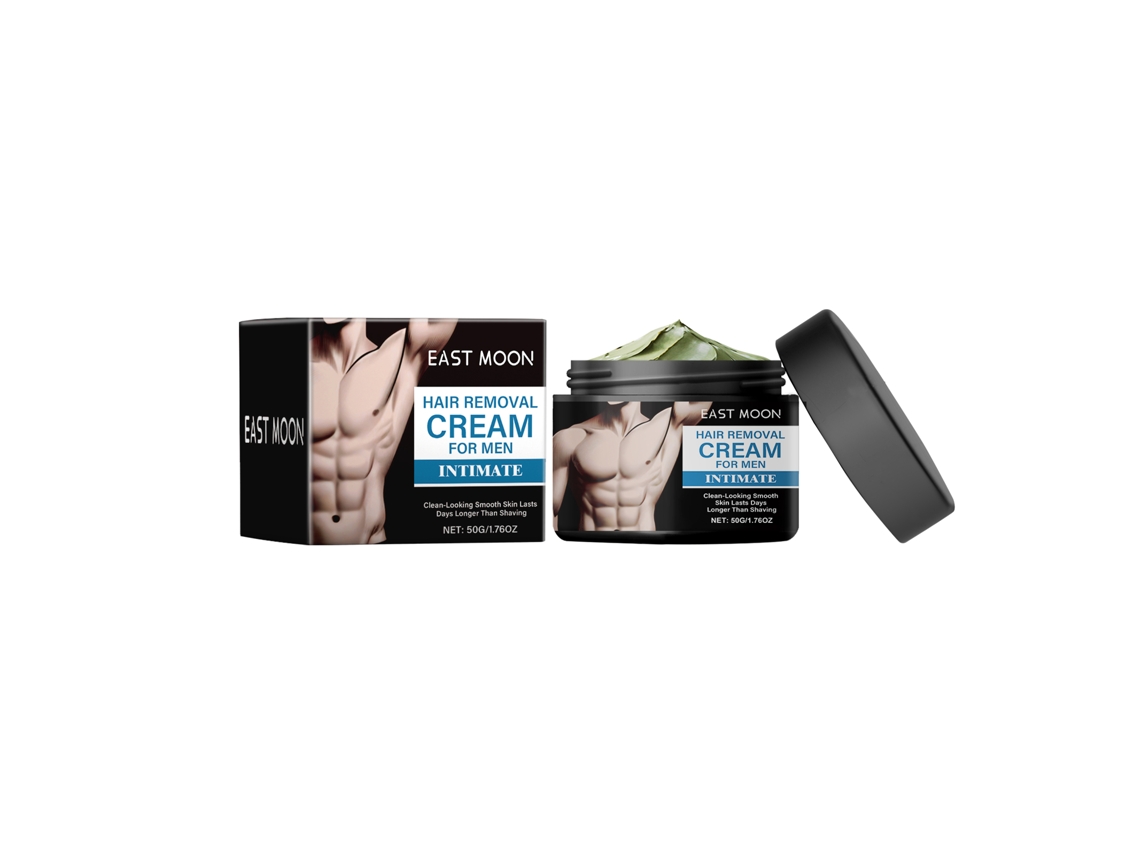 Crema depilatoria calmante East Moon para hombres