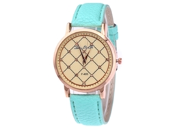 Reloj De Pulsera Unisex De Cuarzo Zhoulianfa Fashion Con Correa De Cuero Sintético (menta)