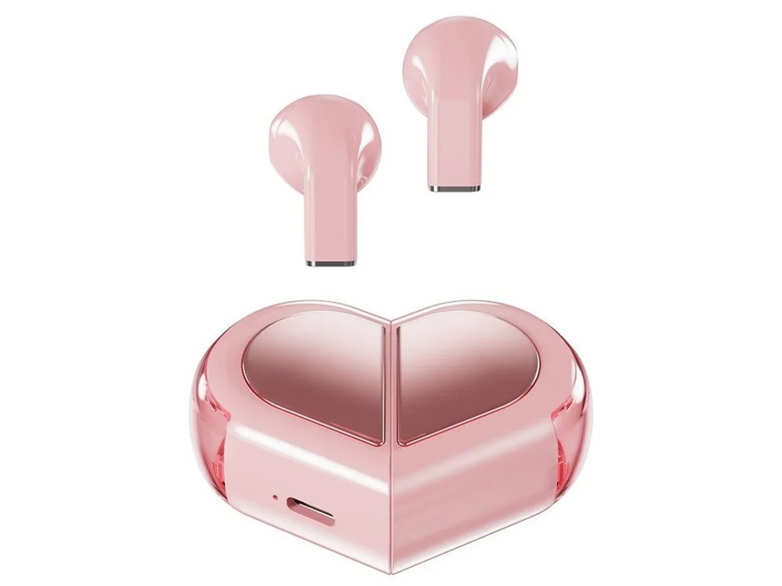 Auriculares Sem Fio Bonito Yizhood Bluetooth Rosa