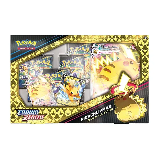 Colección especial POKEMON Pikachu V-Max Crown y Zenith