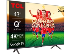 TV TCL 43C655 (QLED - 43'' - 109 cm - 4K Ultra HD - Smart TV)