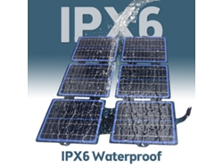 Panel solar portátil (30 W, resistente al agua IPX6)