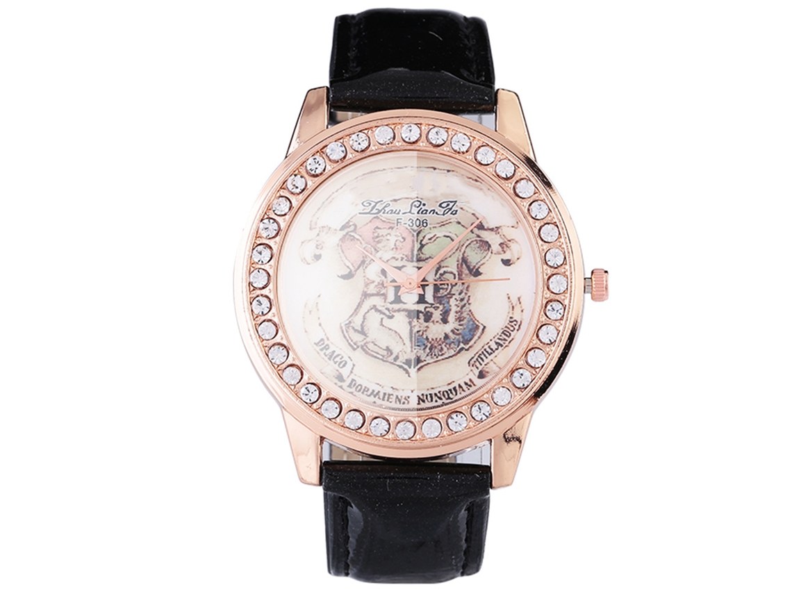 Reloj De Pulsera Retro Con Piedras De Circonita, Correa De Pu/aleación, Movimiento De Cuarzo.