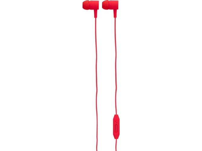 Auriculares con Cable GOODIS con Micrófono (In Ear - Micrófono - Rojo)