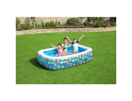 MAISON EXCLUSIVE Piscina MAISON EXCLUSIVE nchable infantil azul 229x152x56 cm