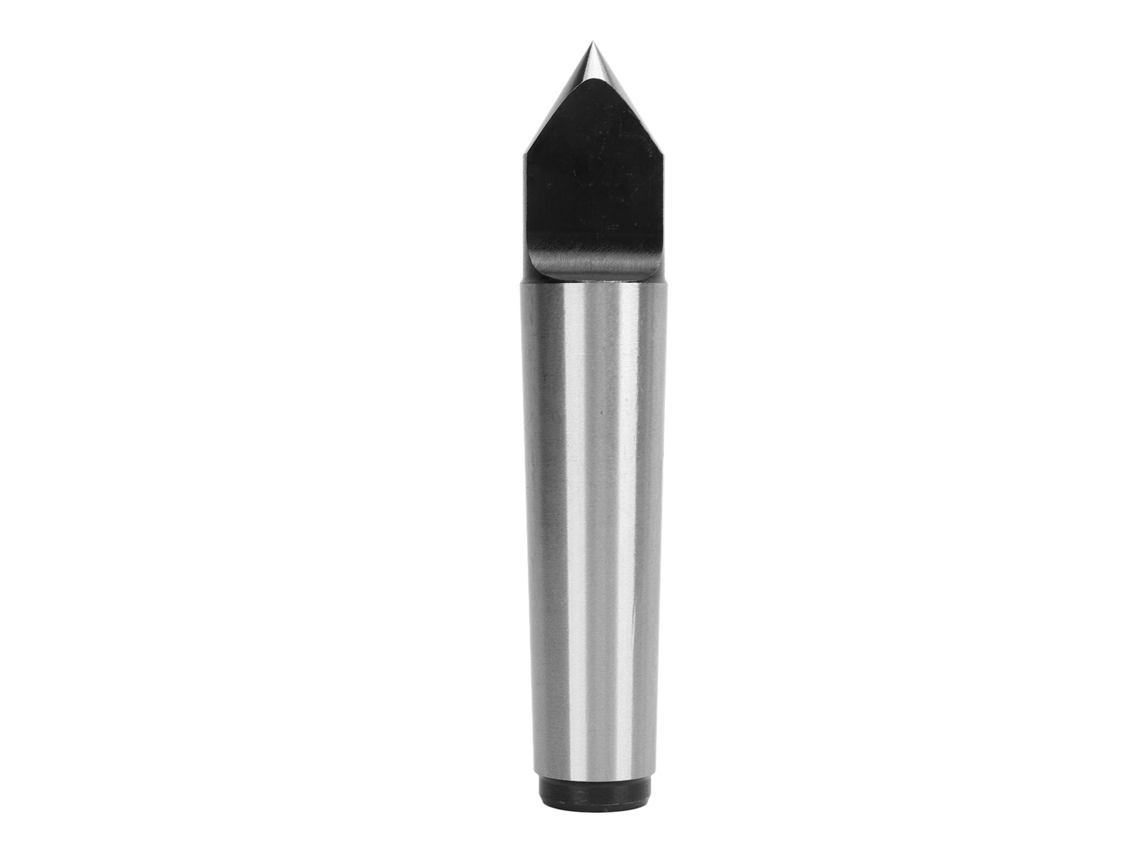 Punto Muerto Con Media Ranura Mt3 De 60 Grados, Acero De Alto Carbono Para Torno De Madera.