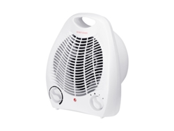 Calefactor de sobremesa blanco y potente con ventilador de calentamiento rápido para uso doméstico. Sfushos