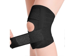 Rebe-rodillera Con Estabilizadores Laterales Alivia Dolor De Rodilla Por Rotura De Menisco Ligamentos Artritis Ajustable Transpirable M Derecha Negro
