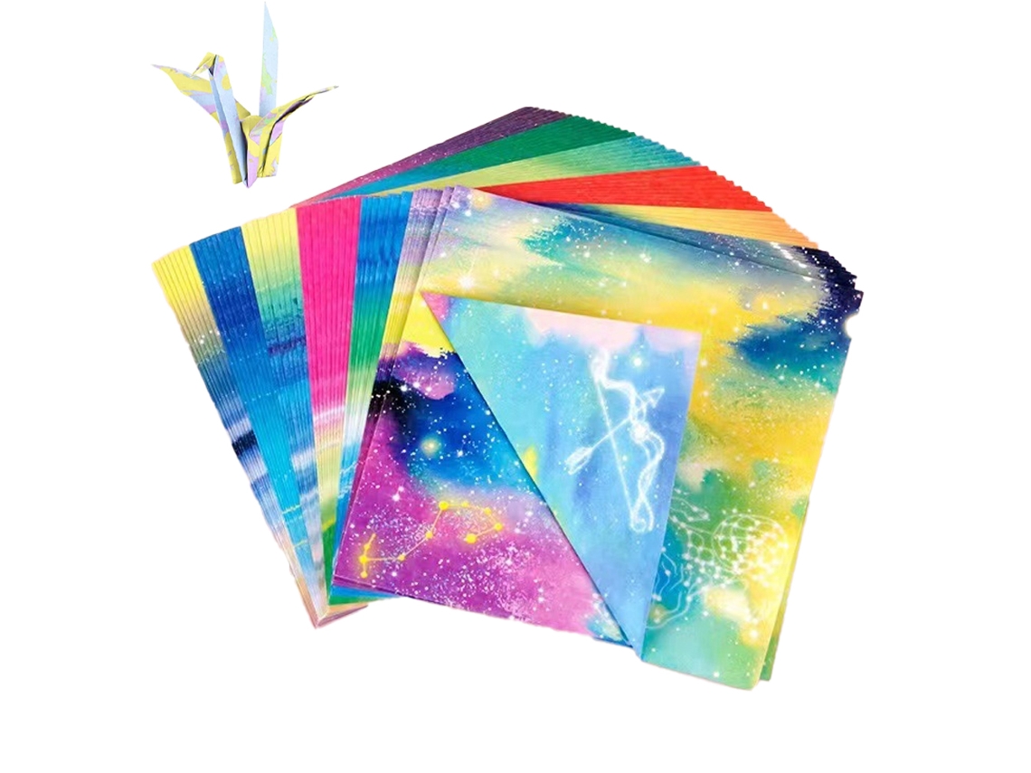 200 Hojas de Papel Origami Cuadrado - Doble Cara, Manualidades para Niños NEVEANCE