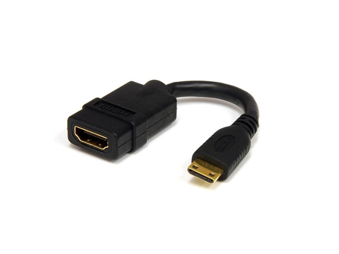 Adaptador HDMI StarTech (Mini HDMI - 12 cm - Negro)