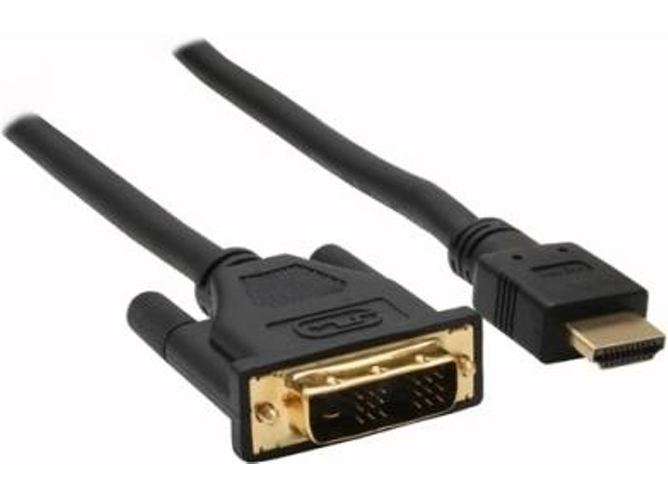 InLine 17662P adaptador de cable de vídeo 2 m HDMI DVI-D Negro