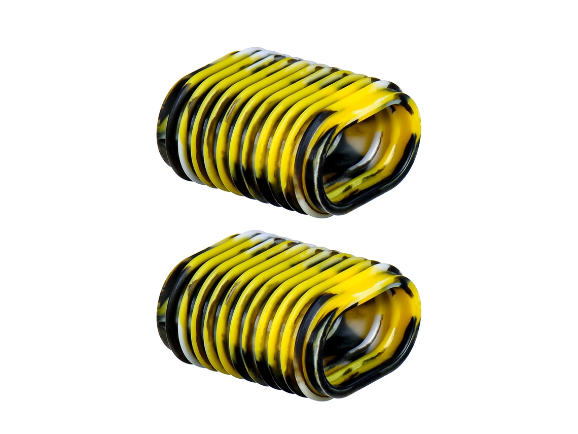 Mali 2pcs Capa Anti derrubada para Alça de Moinho de Pesca Manopla Baitcaster Silicone