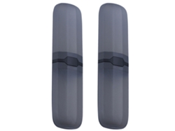 VVJIJILLY 2 Caixas De Escova De Dentes Portáteis, Suporte De Viagem 20x5,5cm
