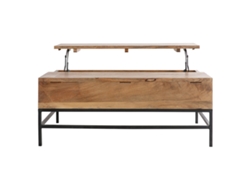 Mesa de Centro Elevable Industrial Mango Y Metal L110 Cm Ypster MILIBOO