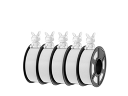 Filamento 3D resistente a impactos, compatible con la mayoría de impresoras 3D, 5 kg, ABS blanco OEM