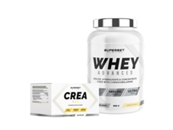 Programa avanzado para ganar masa muscular magra 100 Whey Protein Advanced 900 g Vainilla cremosa Crea Max Superset Nutrition
