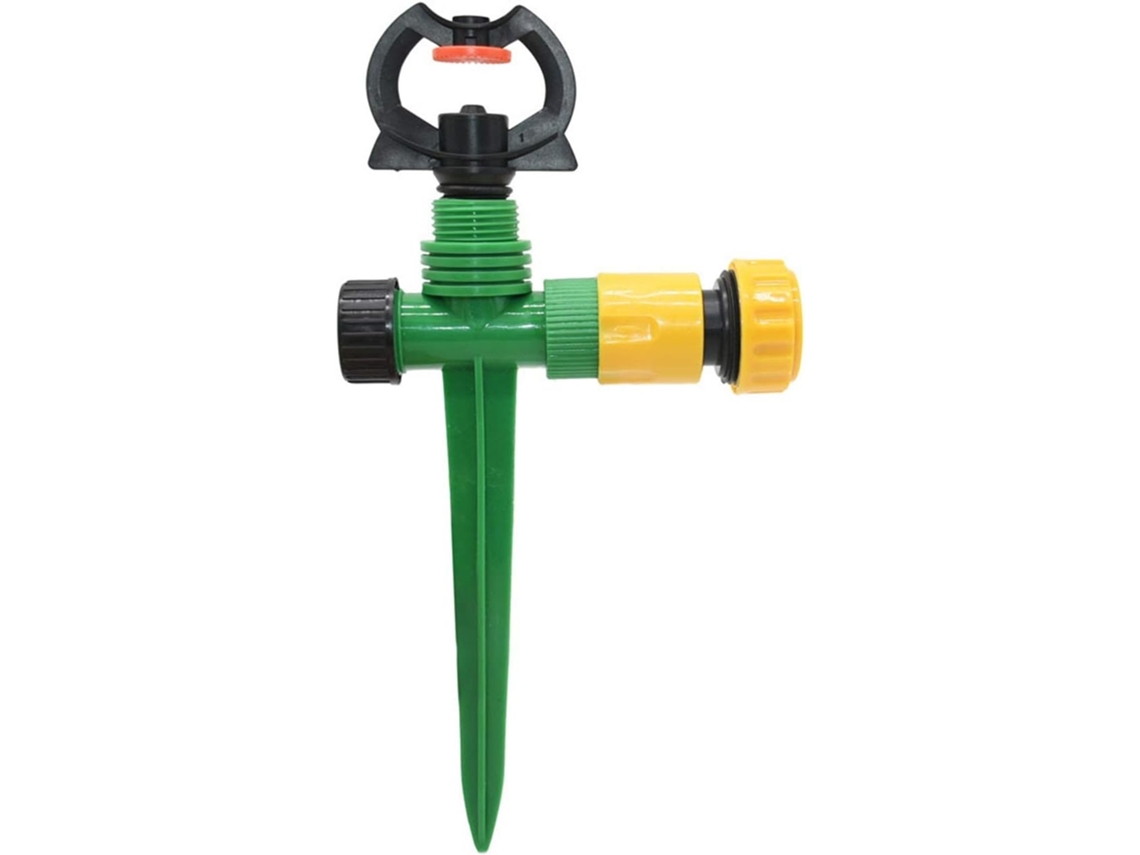 Aspersor De Jardín Para Riego Césped 1/2" Con Rotación 360