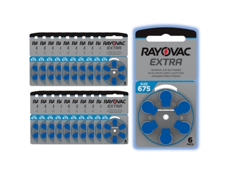 Pilas Para Audfonos Rayovac 675 20 Inserciones