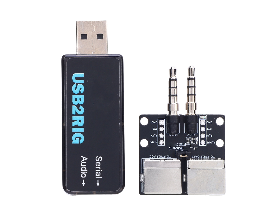 Interfaz De Modo Digital Integrada Para Radioaficionados Con Tarjeta De Sonido Usb Y Puerto Serie 2 En 1 Con Códec De Audio Integrado.