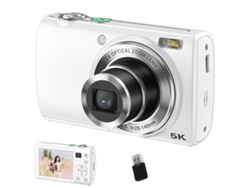 Cámara Digital Szsmart Dc408w 5k 64mp Zoom Óptico 5x Pantalla Táctil Cámara Dual Autofocus Para Creadores