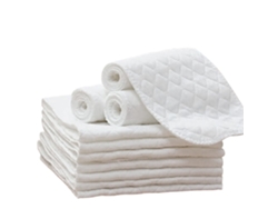 10 Pañales De Muselina Absorbentes Para Bebés De 0 A 2 Años, Lavables A Máquina, 32 X 12 Cm.