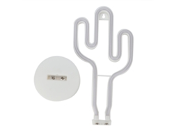 Rebe-luz Led Decorativa De Mesa Con Base Redonda Y Forma Única De Cactus Para Hogar