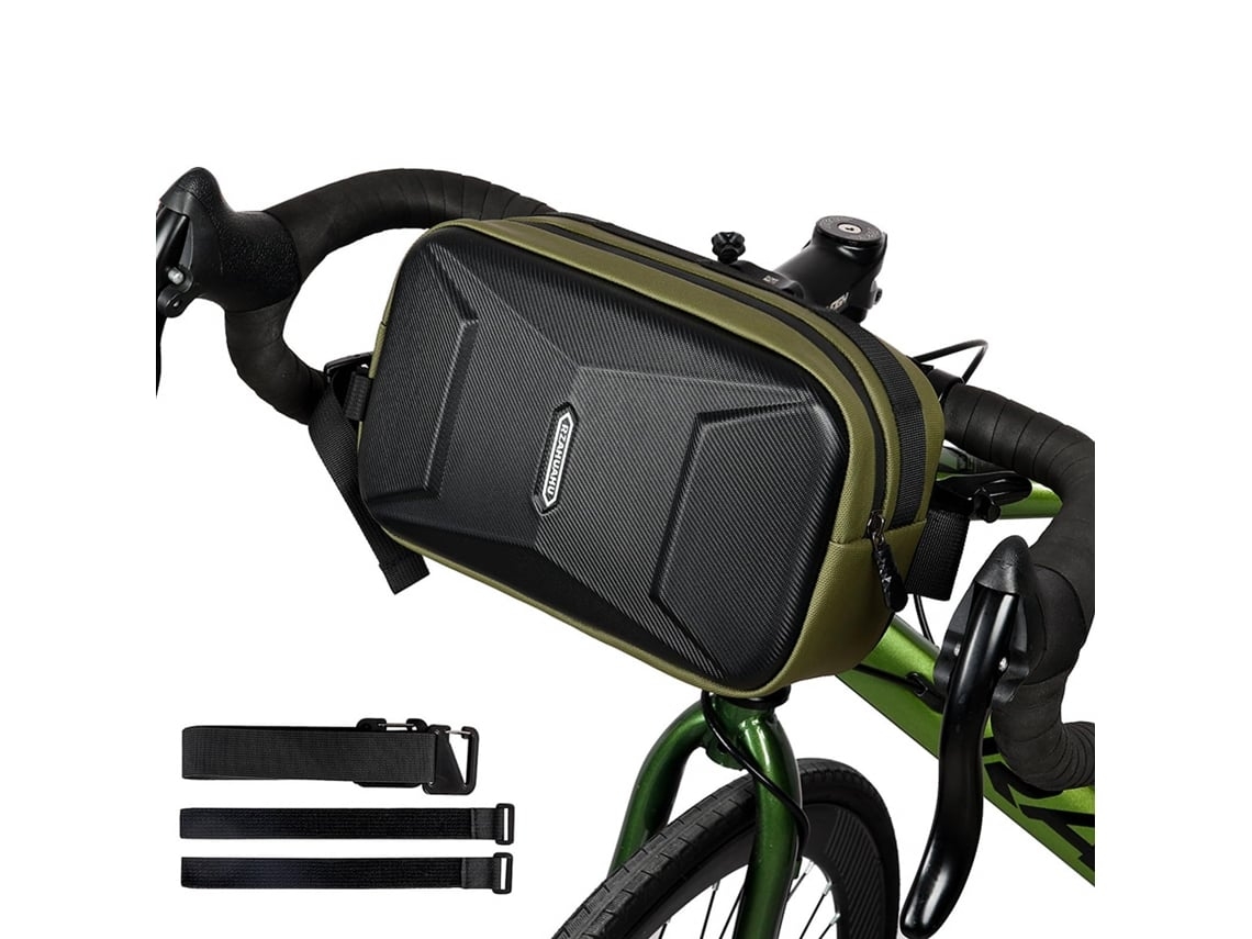 Bolsa impermeable para manillar de bicicleta, cesta frontal de almacenamiento, bolso de hombro pequeño multifuncional para hombre USHION
