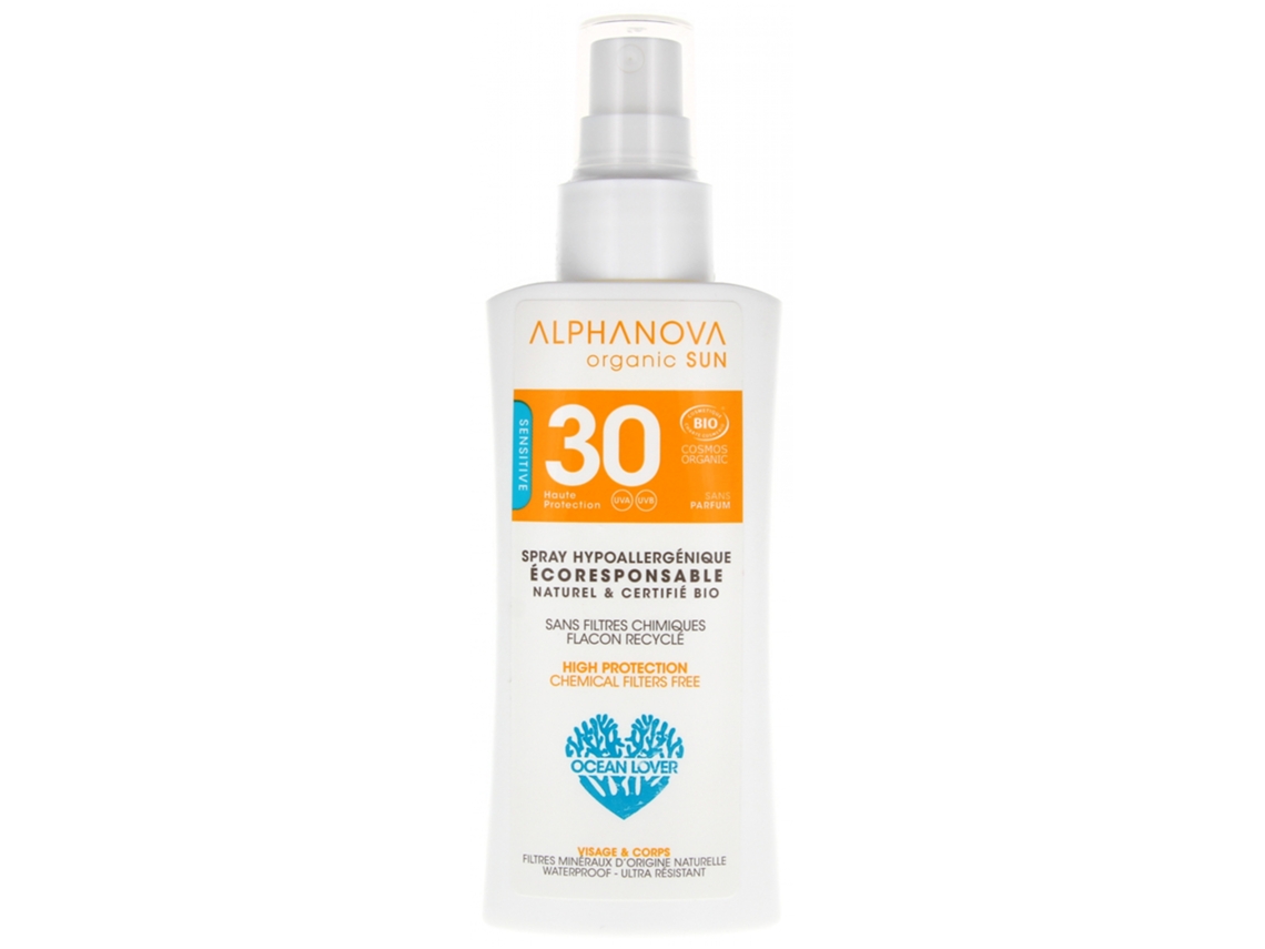 Sun Spf30 Formato de Viaje Sin Perfume Bio 90 G ALPHANOVA