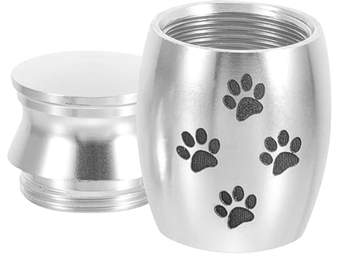 Urna Pequeña De Aluminio Para Mascotas, Ideal Como Recuerdo, Ergonómica Y Para Uso Diario.