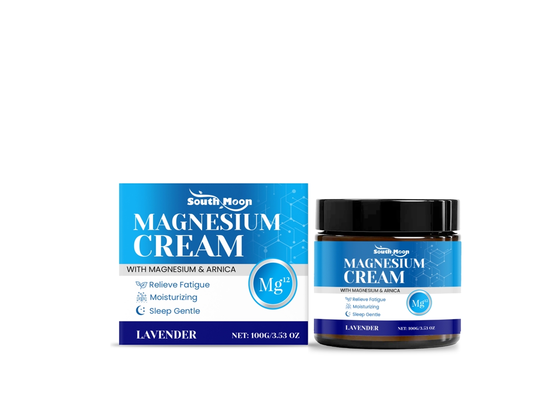Crema corporal calmante con magnesio