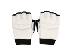 Guantes de karate/taekwondo de medio dedo para boxeo y entrenamiento con sacos de arena.