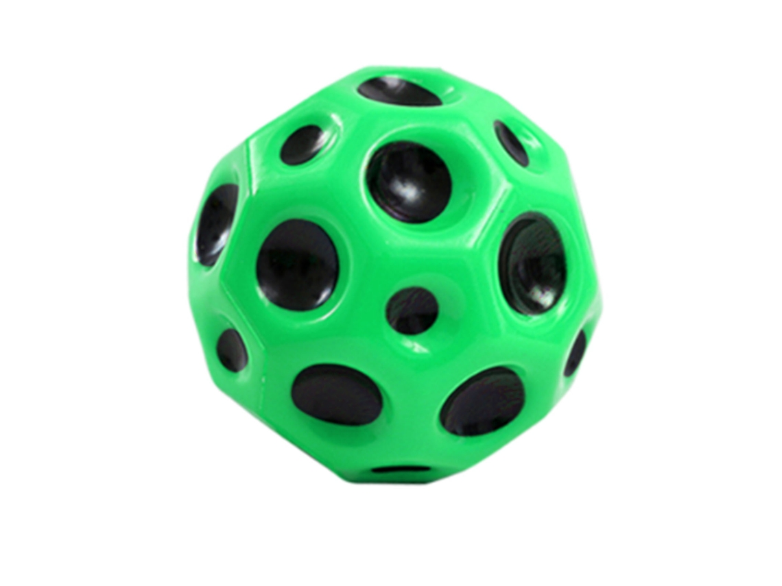Bola Elástica De Espaço Pu 66mm Verde Alta Elasticidade Treinamento Interativo