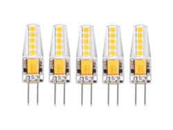 Bombilla Led G4 De 12 V Y 3 W, Luz Blanca Natural De 4000 K, 200 Lúmenes. Reemplaza A Una Bombilla Halógena De 20 W. No Regulable. Sin Parpadeo.