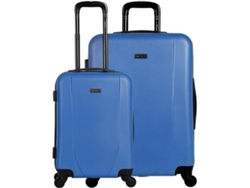 Conjunto de Maletas de Viaje ITACA ABS Azul (135 L)