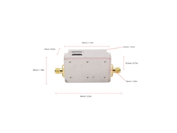 Amplificador LNA de bajo ruido 2026as, 10 m-6 GHz, ganancia de 20 dB para receptor de radio FM.