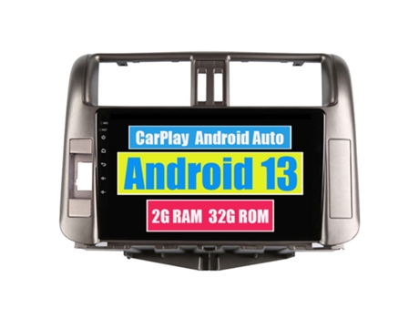 Autoradio Multimedia ROVERONE para Toyota Land Cruiser Prado 150 2009 - 2013 CarPlay Android Coche Radio Bluetooth Navegación